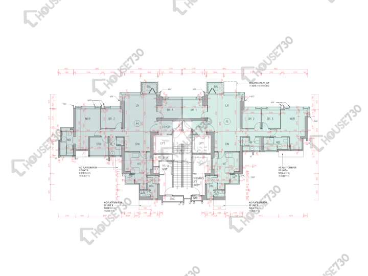 柏傲山 平面圖 柏傲山 6座 5樓 樓層平面圖 - House730