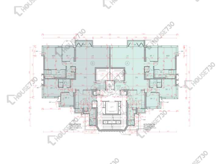 柏傲山 平面圖 柏傲山 1座 23,25-30,31樓 樓層平面圖 - House730