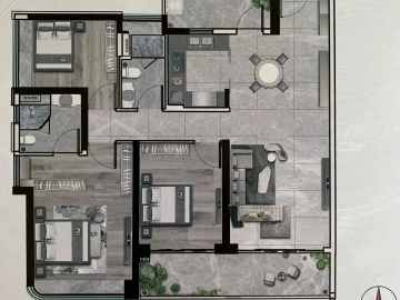 廣州幸福灣 139方3房 - House730