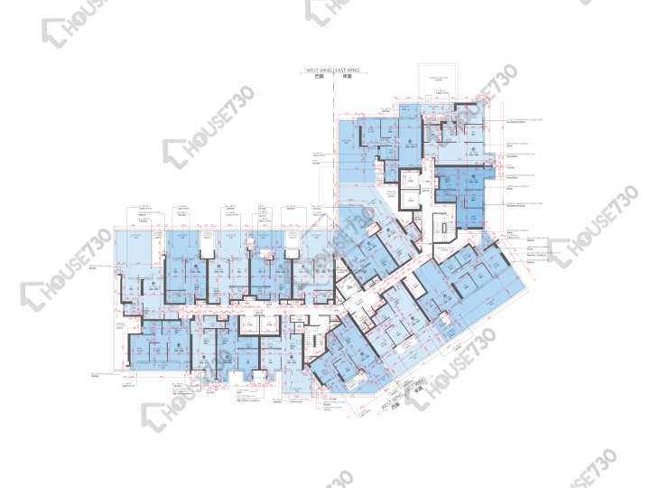睿峰 平面圖 睿峰 東翼 5樓 樓層平面圖 - House730