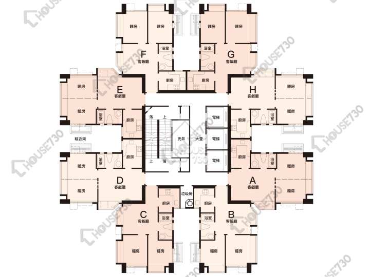 上水中心 平面圖 上水中心 3座 7-8樓 樓層平面圖 - House730