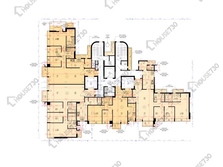 傲名 平面圖 傲名 3樓 樓層平面圖 - House730