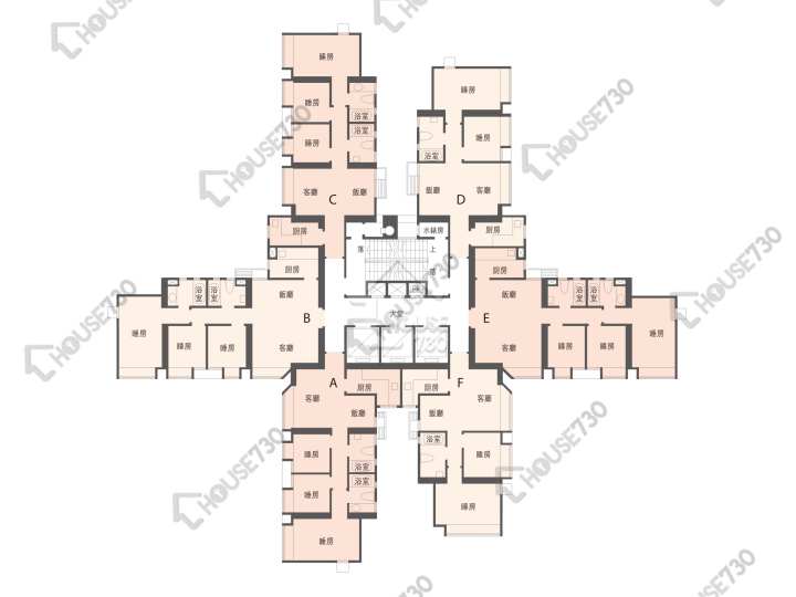 慧豐園 平面圖 慧豐園 2座 2-32樓 樓層平面圖 - House730