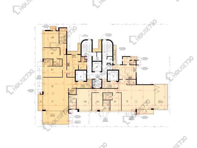 傲名 平面圖 傲名 18樓 樓層平面圖 - House730