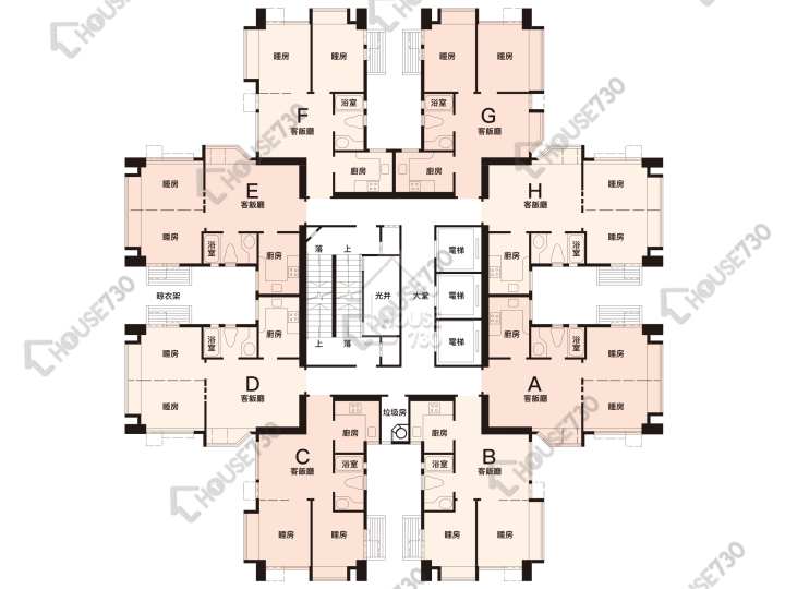 上水中心 平面圖 上水中心 3座 1樓 樓層平面圖 - House730