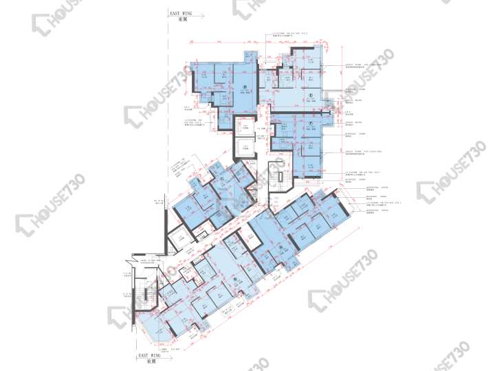 睿峰 平面圖 睿峰 東翼 36樓 樓層平面圖 - House730