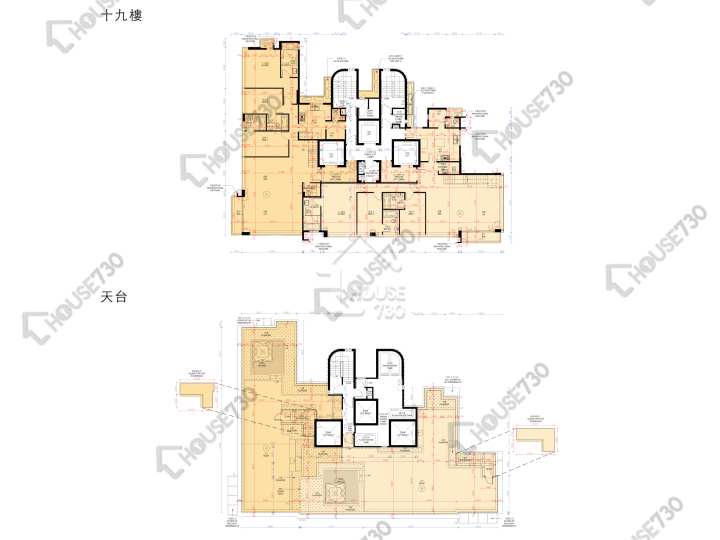 傲名 平面圖 傲名 19樓 樓層平面圖 - House730