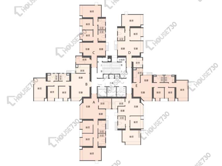 慧豐園 平面圖 慧豐園 3座 3-32樓 樓層平面圖 - House730