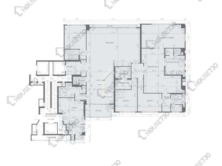 Mount Nicholson 平面圖 Mount Nicholson 2期 A座 3樓 樓層平面圖 - House730