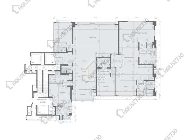 Mount Nicholson 平面圖 Mount Nicholson 2期 A座 12樓 樓層平面圖 - House730