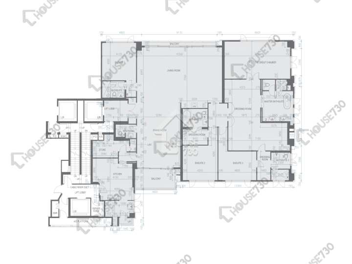 Mount Nicholson 平面圖 Mount Nicholson 2期 A座 12樓 樓層平面圖 - House730
