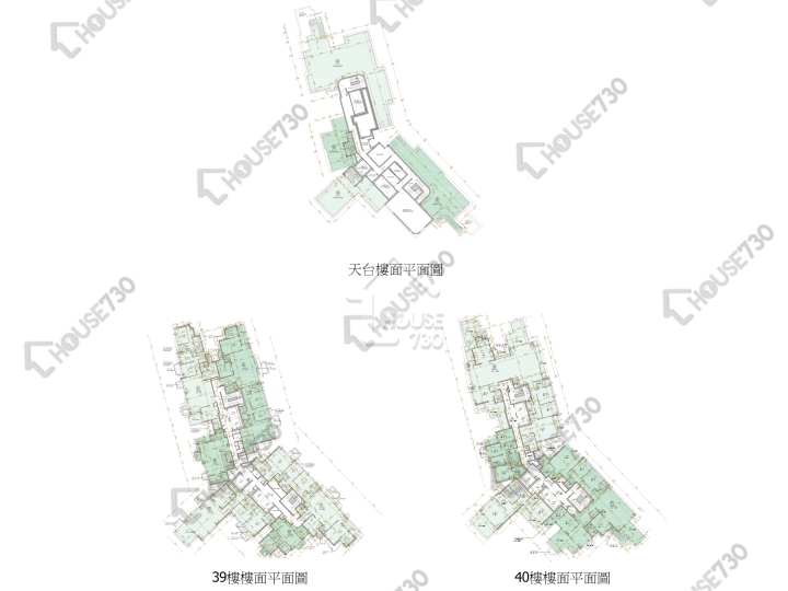 尚.珒溋 平面圖 尚.珒溋 1座 39-40樓 樓層平面圖 - House730