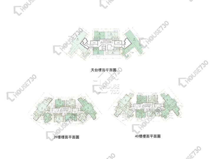 尚.珒溋 平面圖 尚.珒溋 2座 39-40樓 樓層平面圖 - House730