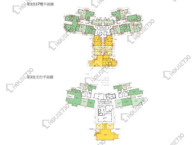 OMA By The Sea 平面圖 OMA By The Sea 1座 17樓 樓層平面圖 - House730