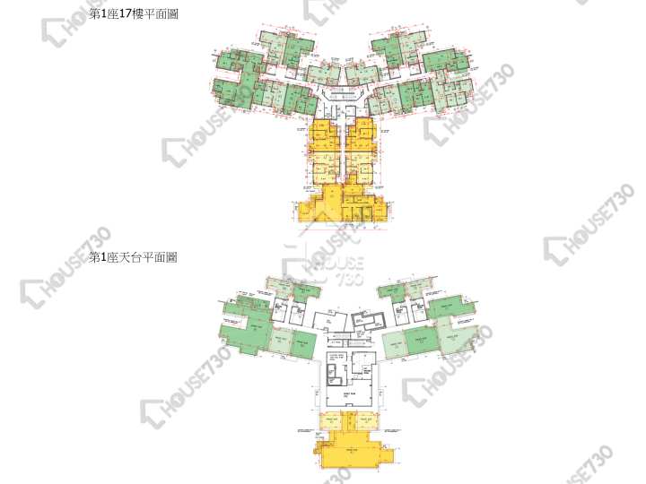 OMA By The Sea 平面圖 OMA By The Sea 1座 17樓 樓層平面圖 - House730