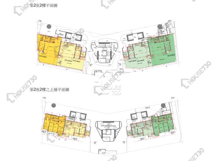 OMA By The Sea 平面圖 OMA By The Sea 2座 2樓 樓層平面圖 - House730