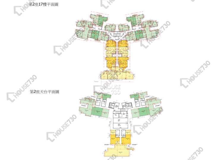 OMA By The Sea 平面圖 OMA By The Sea 2座 17樓 樓層平面圖 - House730