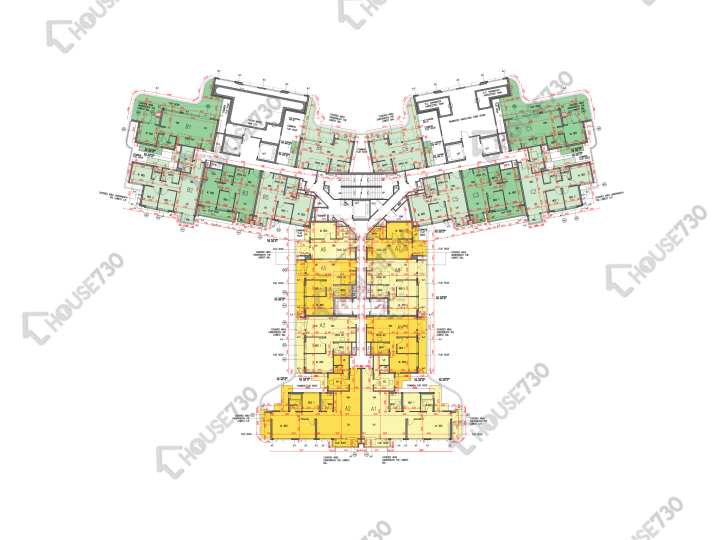 OMA By The Sea 平面圖 OMA By The Sea 2座 5樓 樓層平面圖 - House730