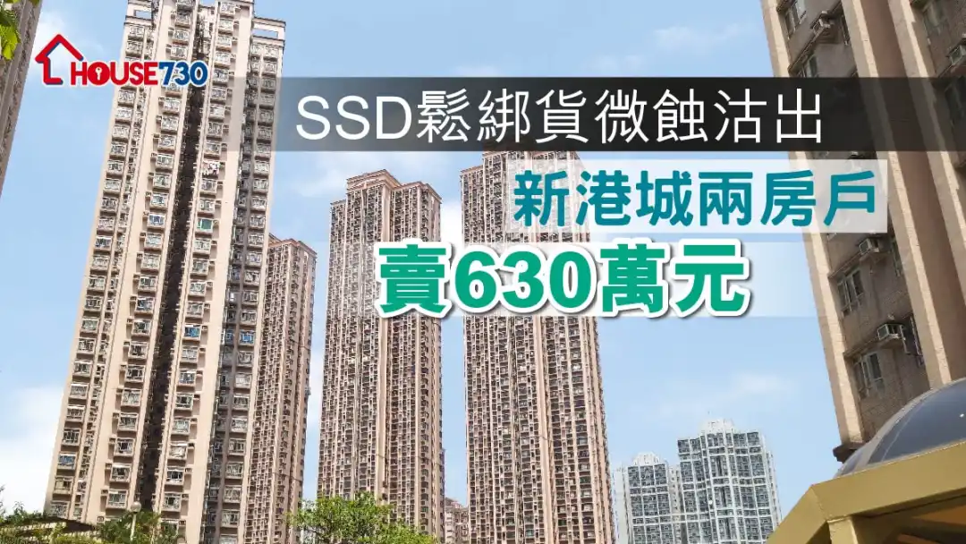 买卖租务-SSD松绑货微蚀沽出 新港城两房户卖630万元-House730