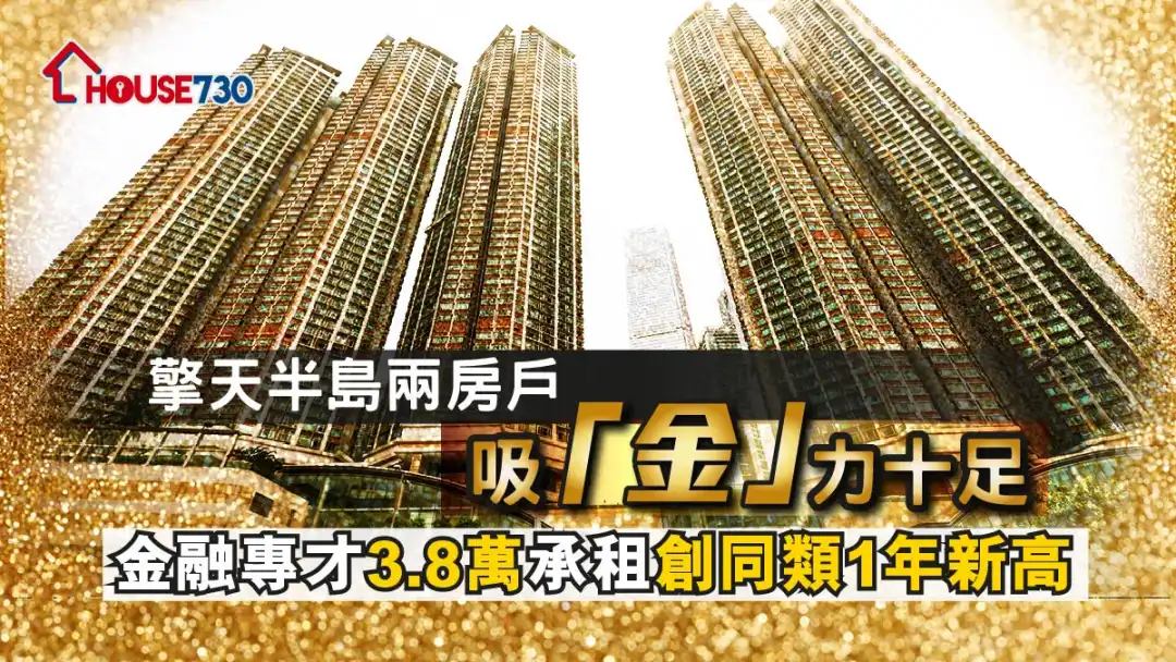 买卖租务-擎天半岛两房户吸「金」力十足 金融专才3.8万承租创同类1年新高-House730