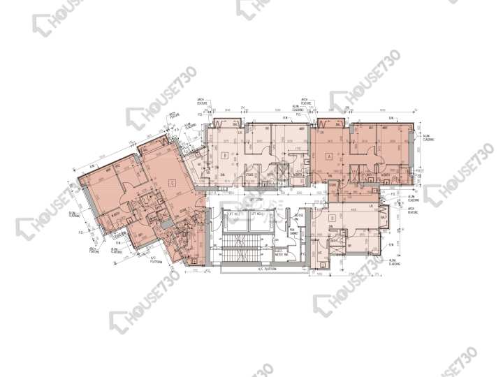文曜 平面圖 文曜 18-23樓 樓層平面圖 - House730