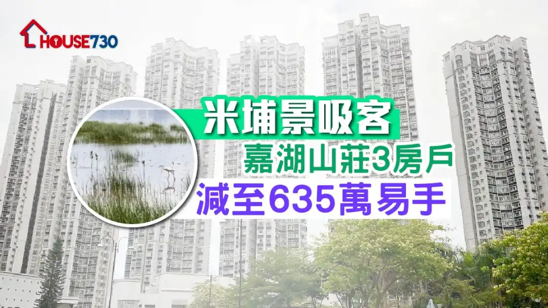 买卖租务-米埔景吸客 嘉湖山庄3房户减至635万易手-House730