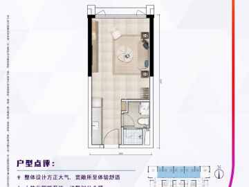 富力優派廣場 D/E棟B戶型 - House730