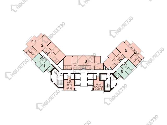 立坊 平面圖 立坊 50樓 樓層平面圖 - House730