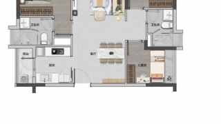 中鼎君和名城 B 96平方叁房 - House730