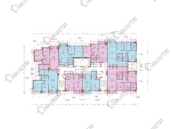 嘉峯匯 平面圖 嘉峯匯 都會城邸1 1樓 樓層平面圖 - House730