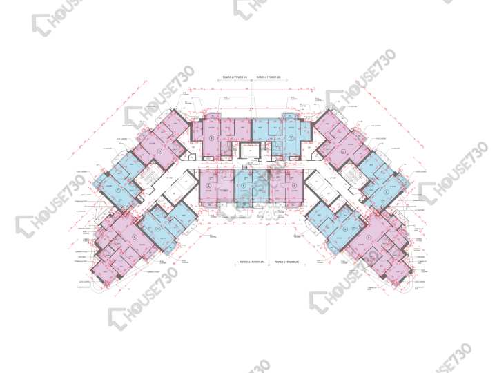 嘉峯匯 平面圖 嘉峯匯 2A座 5樓 樓層平面圖 - House730