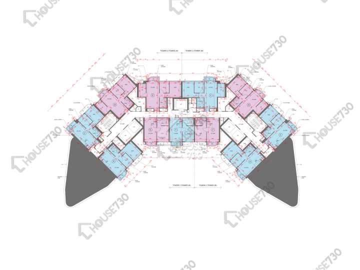 嘉峯匯 平面圖 嘉峯匯 2A座 3樓 樓層平面圖 - House730