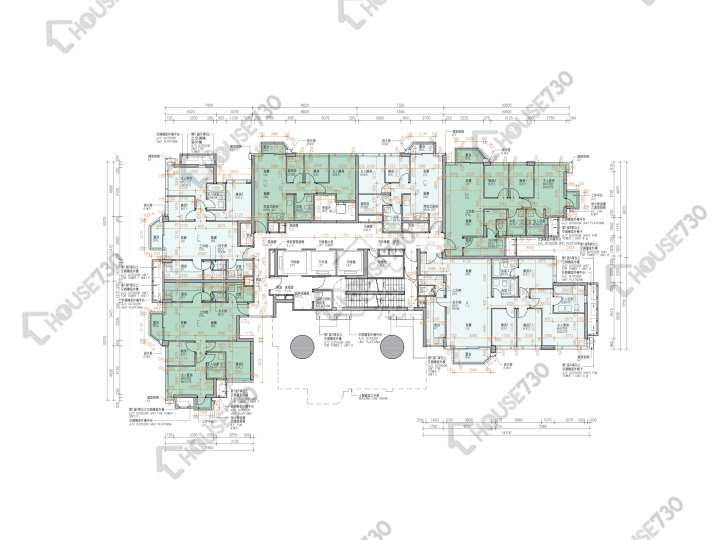 Koko Hills 平面圖 Koko Hills 2期 Koko Reserve 1座 5-7樓 樓層平面圖 - House730