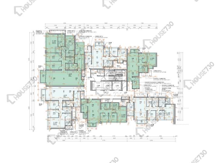 Koko Hills 平面圖 Koko Hills 1期 2座 3樓 樓層平面圖 - House730