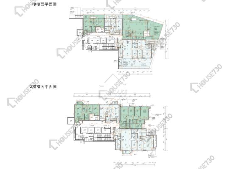 Koko Hills 平面圖 Koko Hills 2期 Koko Reserve 1座 1-2樓 樓層平面圖 - House730