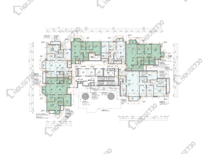 Koko Hills 平面圖 Koko Hills 2期 Koko Reserve 1座 9-10樓 樓層平面圖 - House730