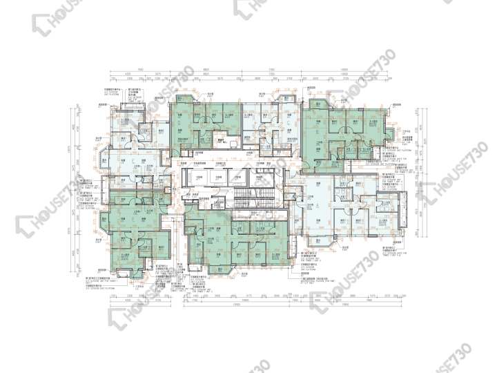Koko Hills 平面圖 Koko Hills 2期 Koko Reserve 1座 11-12,15,16樓 樓層平面圖 - House730