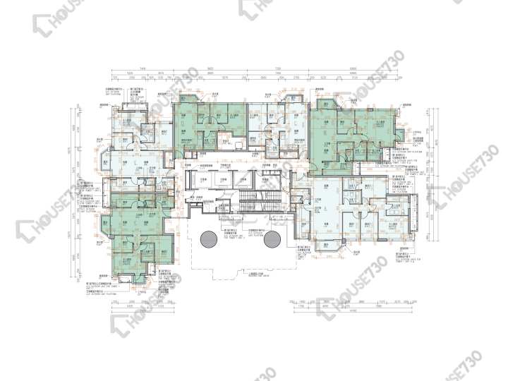 Koko Hills 平面圖 Koko Hills 2期 Koko Reserve 1座 8樓 樓層平面圖 - House730