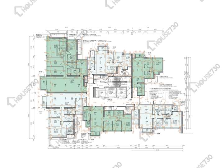 Koko Hills 平面圖 Koko Hills 1期 2座 5-12,15-16,17樓 樓層平面圖 - House730