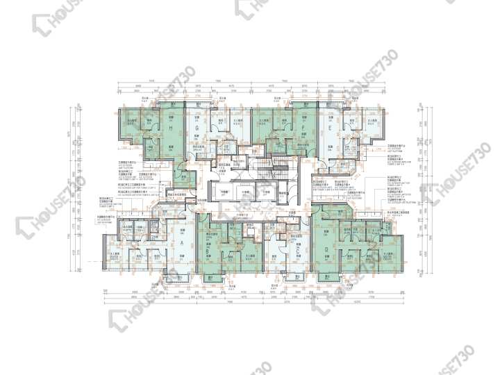 Koko Hills 平面圖 Koko Hills 1期 3座 3樓 樓層平面圖 - House730