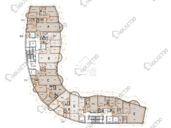 Mount Parker Residences 平面圖 Mount Parker Residences 9樓 樓層平面圖 - House730