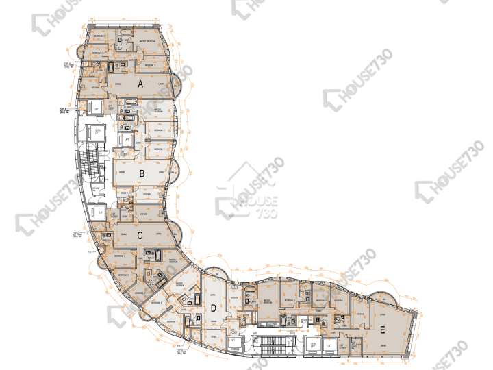 Mount Parker Residences 平面圖 Mount Parker Residences 12樓 樓層平面圖 - House730