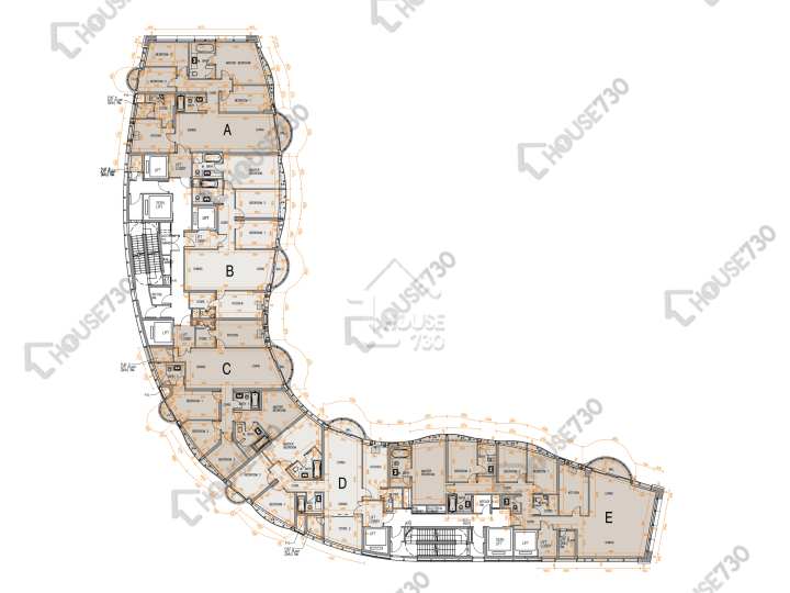 Mount Parker Residences 平面圖 Mount Parker Residences 11樓 樓層平面圖 - House730