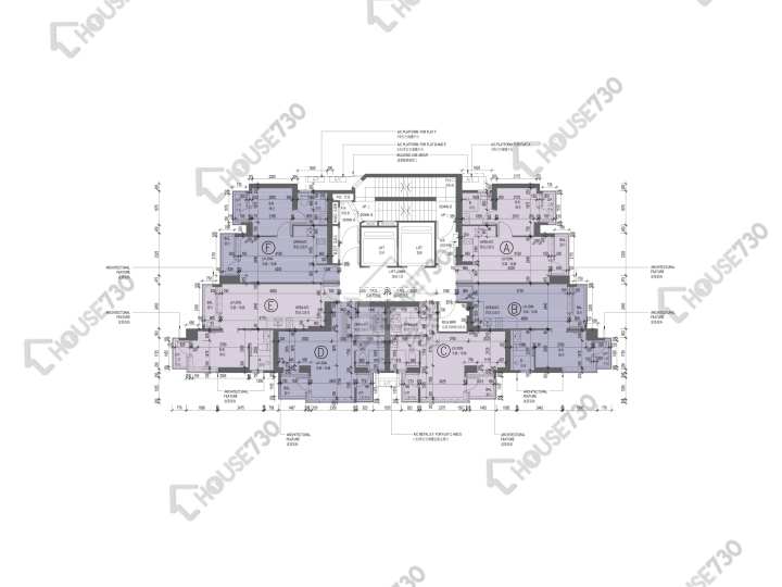 傲寓 平面圖 傲寓 3,5-10,11樓 樓層平面圖 - House730