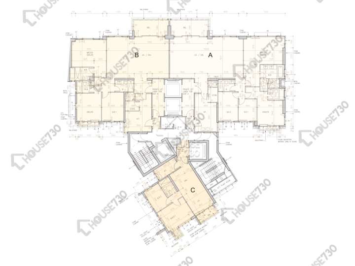 St. George's Mansions 平面圖 St. George's Mansions 1座 21樓 樓層平面圖 - House730