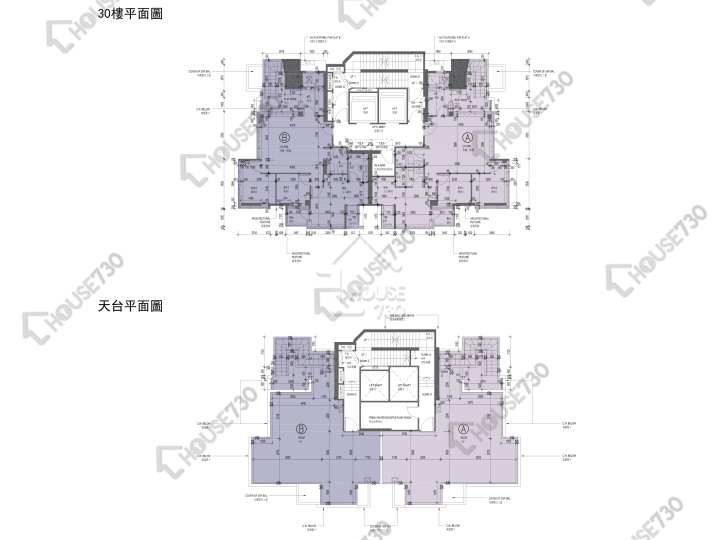傲寓 平面圖 傲寓 30樓 樓層平面圖 - House730