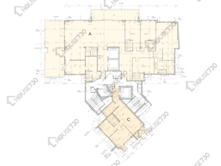 St. George's Mansions 平面圖 St. George's Mansions 3座 22樓 樓層平面圖 - House730
