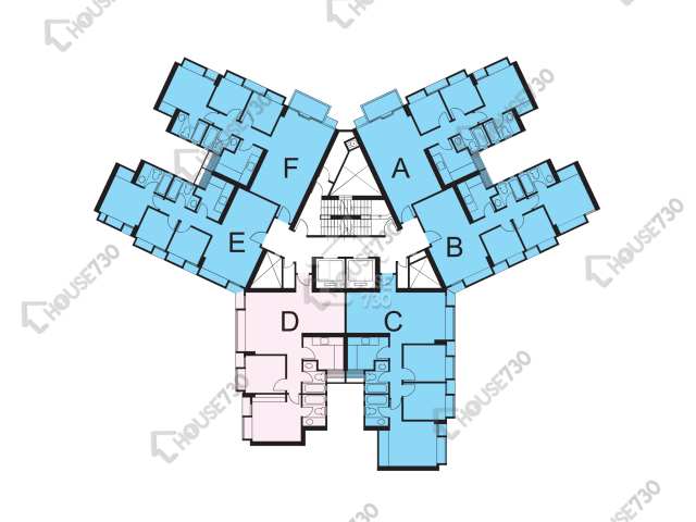 恆順園 平面圖 恆順園 1座 2-15樓 樓層平面圖 - House730