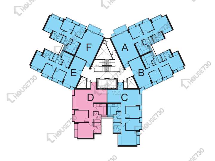 恆順園 平面圖 恆順園 9座 1-15樓 樓層平面圖 - House730