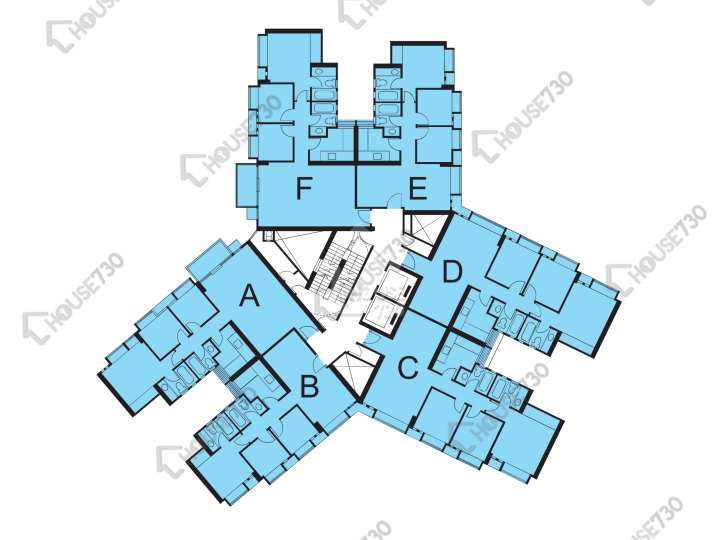 恆順園 平面圖 恆順園 2座 2-15樓 樓層平面圖 - House730